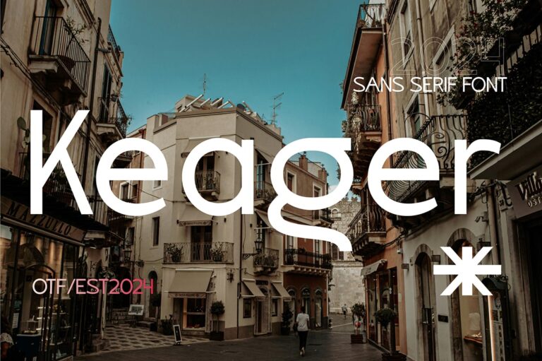Keager Sans Serif Font