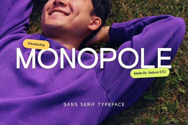 Monopole Sans Serif Font