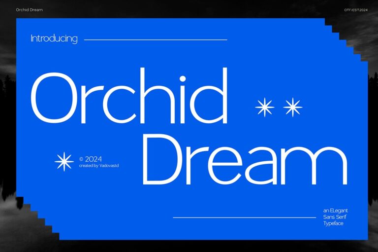 Orchid Dream Elegant Sans Serif Font