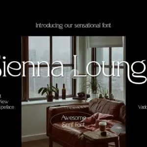 Sienna Lounge Serif Font