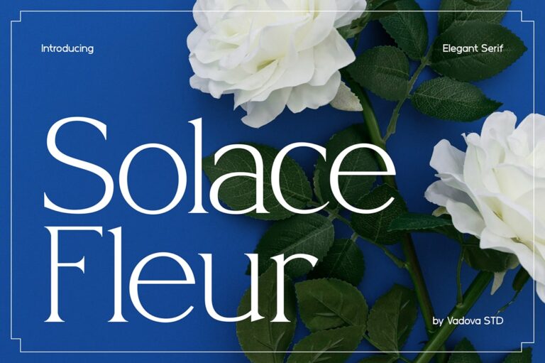 Solace Fleur Serif Font