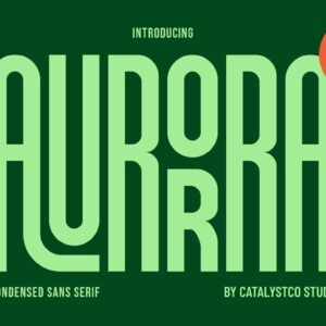 Aurorra - Condensed Sans Serif