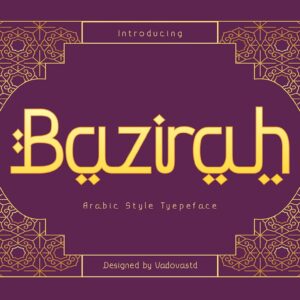 Bazirah Arabic Style Font