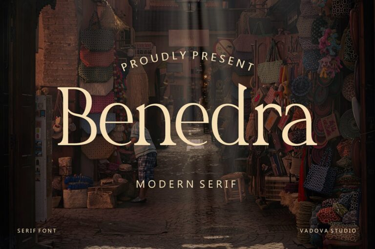 Benedra Serif Font