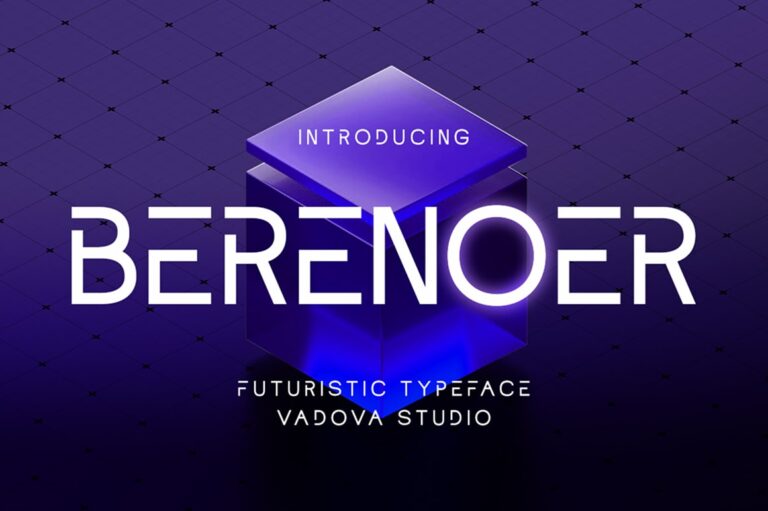 Berenoer Futuristic Font