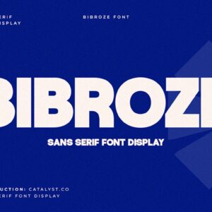 Bibroze Sans Serif Font