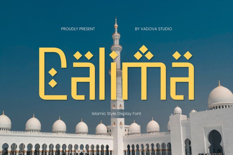 Calima Islamic Font