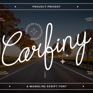 Carfiny Script Font