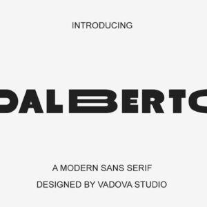 Dalberto Modern Sans Serif
