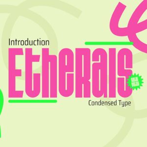 Etherals Condensed Type Font