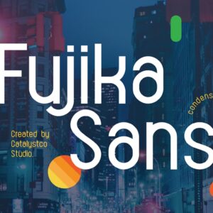 Fujika Condensed Sans Serif Font
