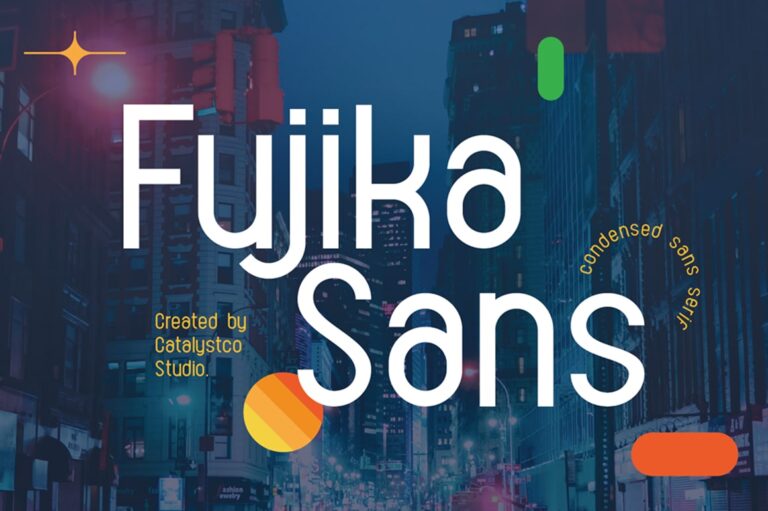 Fujika Condensed Sans Serif Font