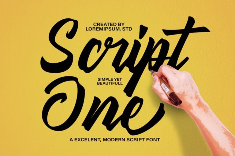 Hendritage Modern Script Font
