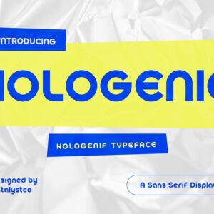 Hologenic Sans Serif Display Font