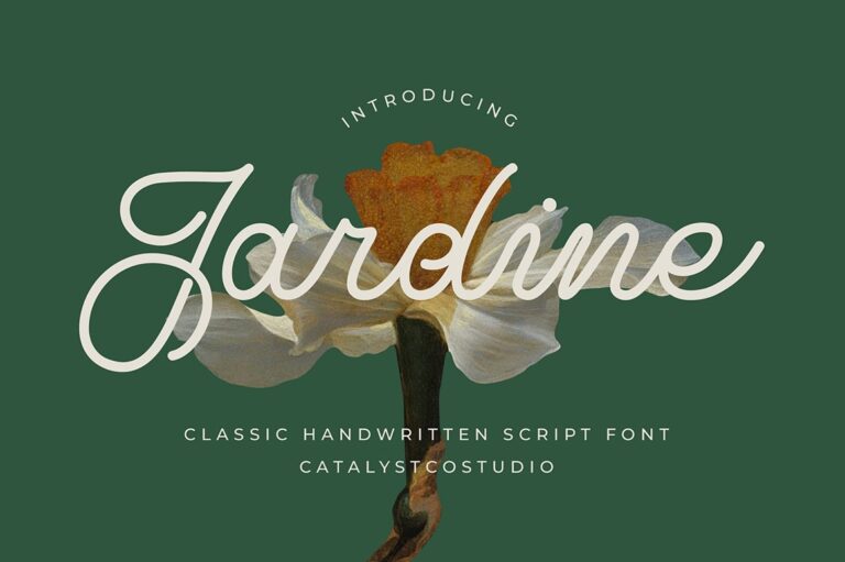 Jardine Classic Handwritten Script Font