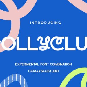 Jolly Club Experimental Font Combination