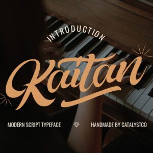 Kaitan Modern Serif Typeface Font