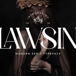 Lawsin Modern Serif Typeface Font