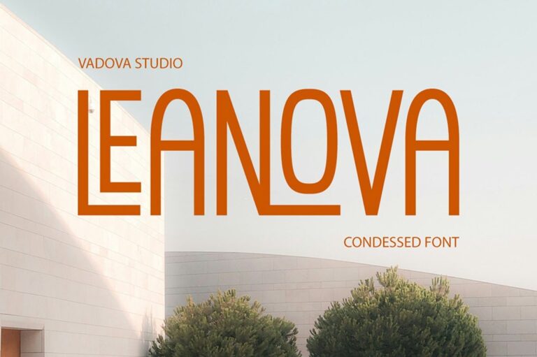 Leanova Condensed Font