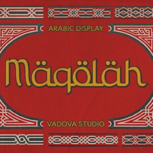 Maqolah Arabic Display Font