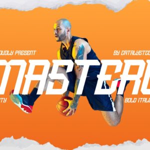 Mastero Bold Italic Font