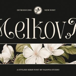 Melkova Stylish Serif Font