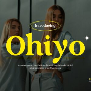 Ohiyo Modern Serif Font