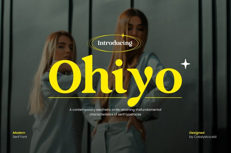 Ohiyo Modern Serif Font