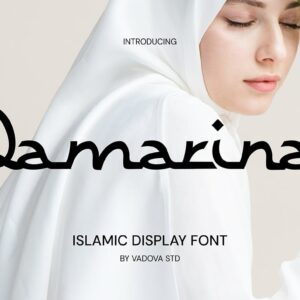 Qamarina Creative Script Font