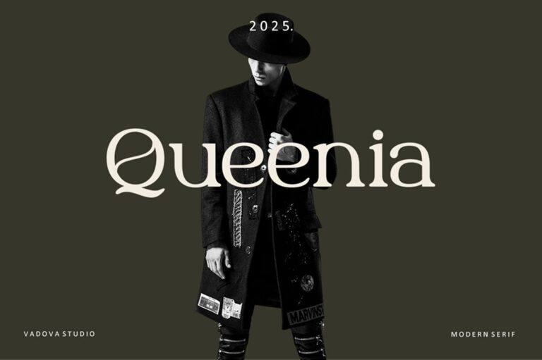 Queenia Modern Serif Font