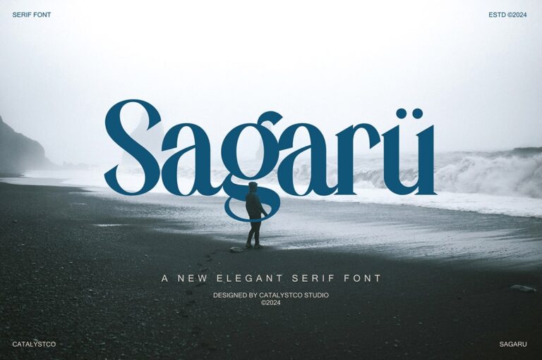 Sagaru Elegant Serif Font