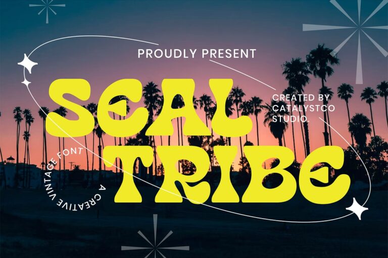 Seal Tribe Creative Vintage Font