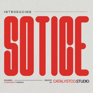 Sotice Rounded Condensed Font
