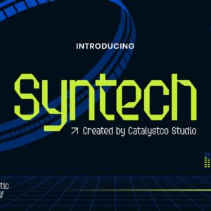 Syntech Futuristic Sans Serif Font