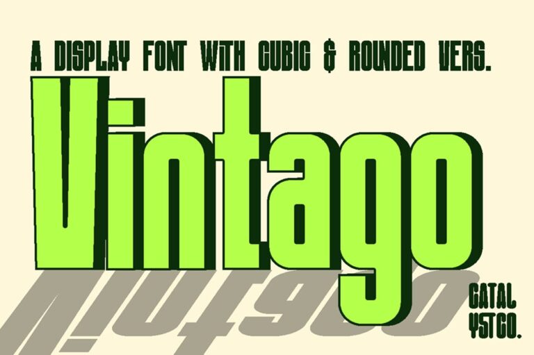 Vintago Display Font