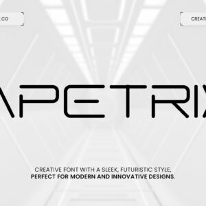 Apetrix Futuristic Display Font
