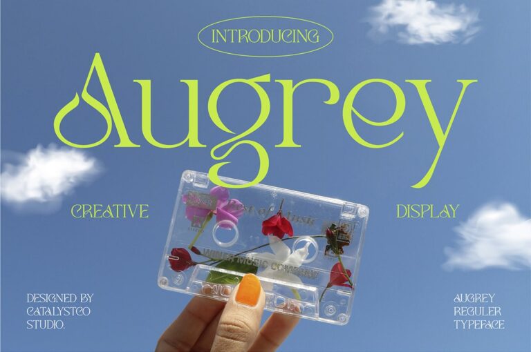 Augrey Creative Display Font