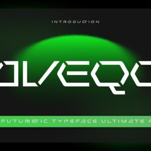 Aveqo Futuristic Font
