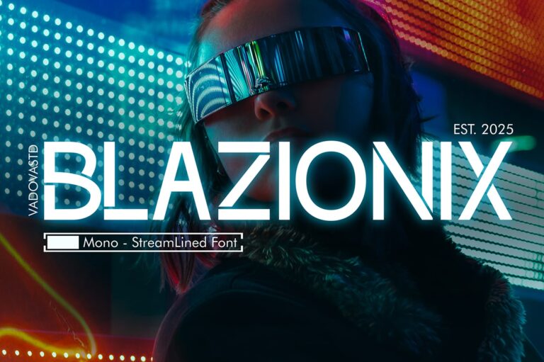 Blazionix Monospace Font