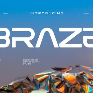 Braze Creative Technology Font