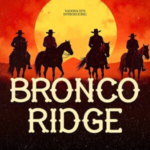 Bronco Ridge Cowboy Font