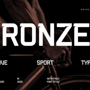 Bronzet Creative Sport Font