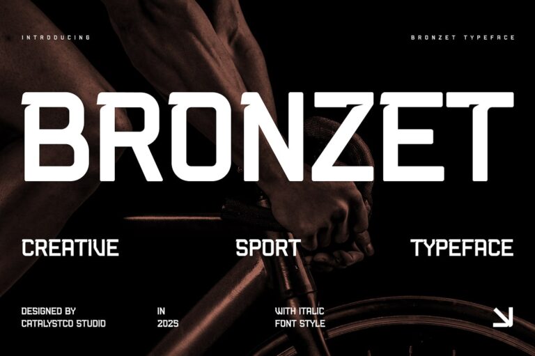 Bronzet Creative Sport Font