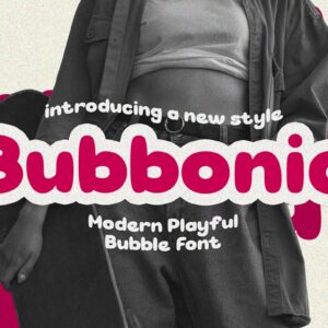Bubbonic Bubble Font
