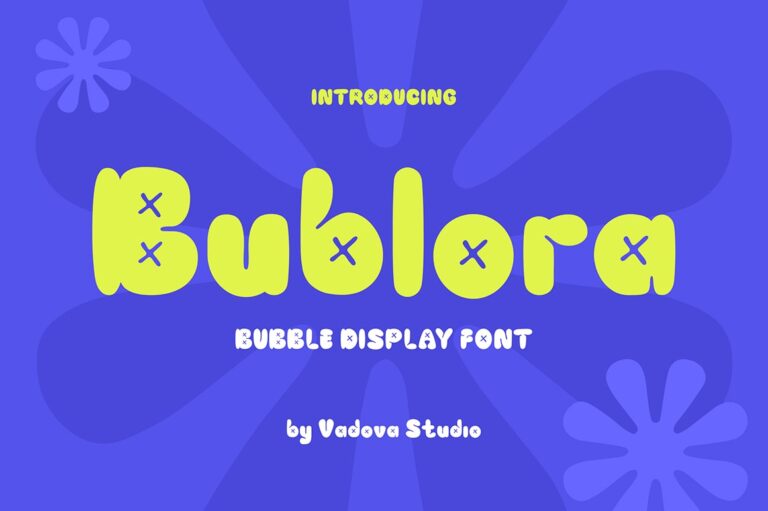 Bublora Creative Font