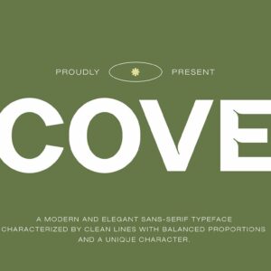 Cove Sans Serif Font