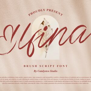 Elfina Brush Script Font