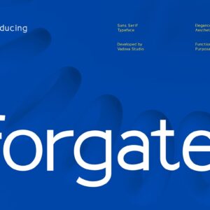 Forgate Sans Serif Font