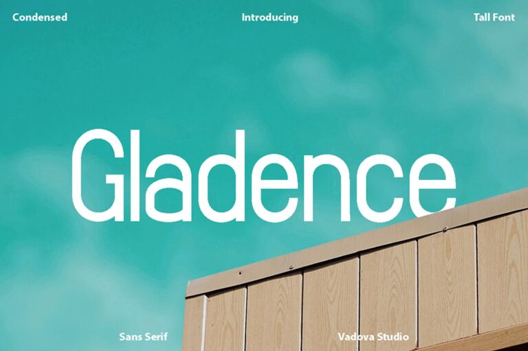 Gladence Sans Serif Font
