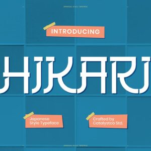 Hikari Japanese Style Font